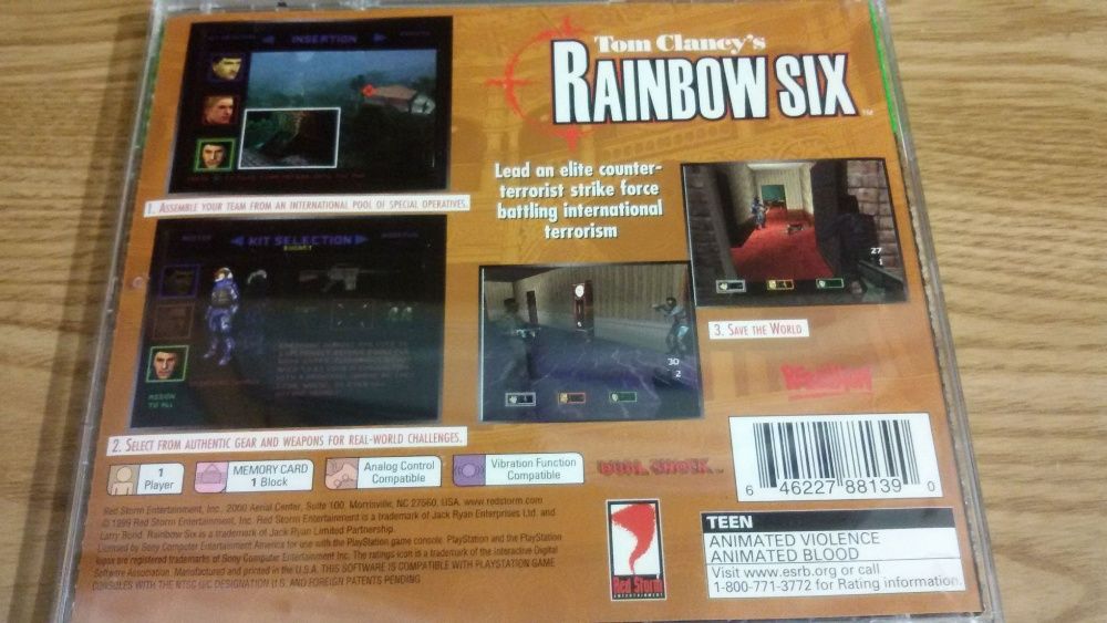 Rainbow Six - Playstation [PS1]