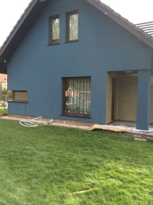 Malowanie elewacji,podbitek, Dachów ,Docieplenia Tynki mozaika deska