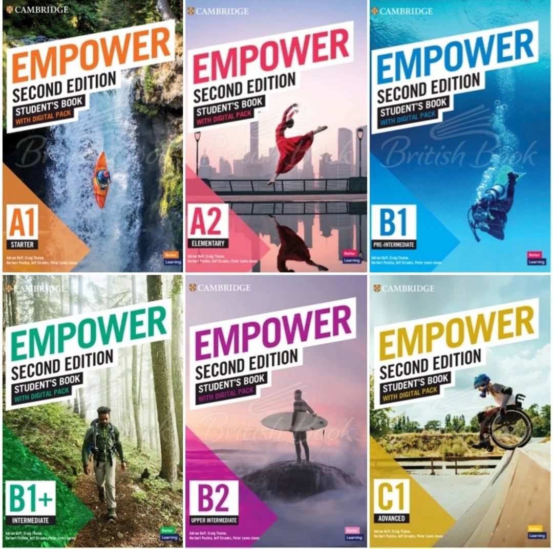 Empower 2nd edition - A1,A2,B1,B1+,B2,C1