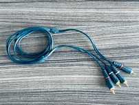 Kabel audio hi-fi 2 x 2 RCA (Cinch) (wtyk-wtyk) 1,5m