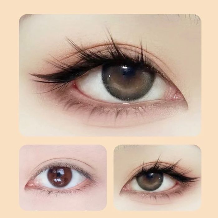 Пучкові накладні вії World Fox Style, вії з косим кінчиком.