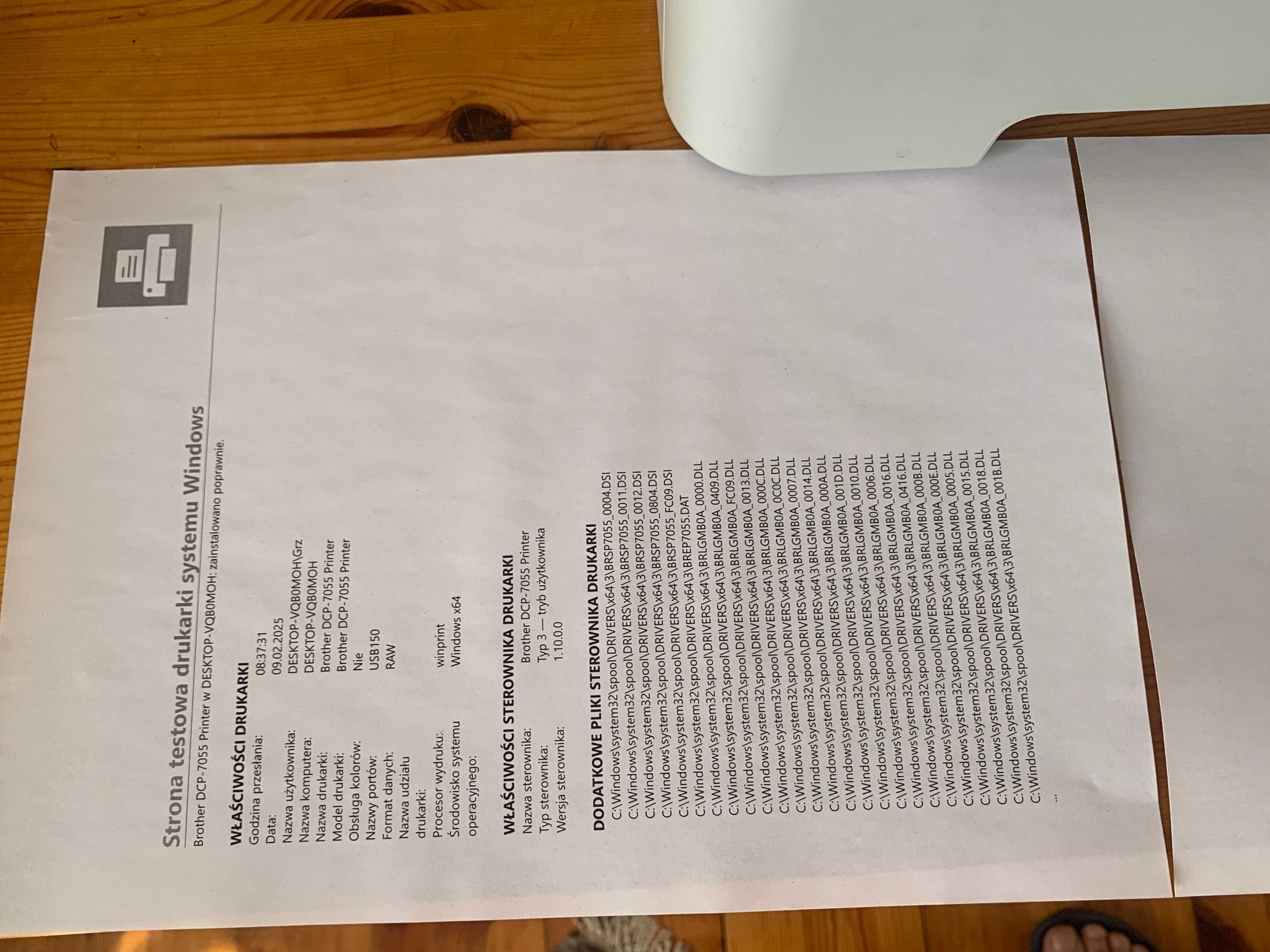 Drukarka laserowa Brother DCP-L2540DN  nowy bęben