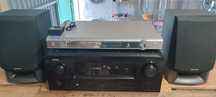 Amp. Danon, DVD/CD, colunas, bluetooth