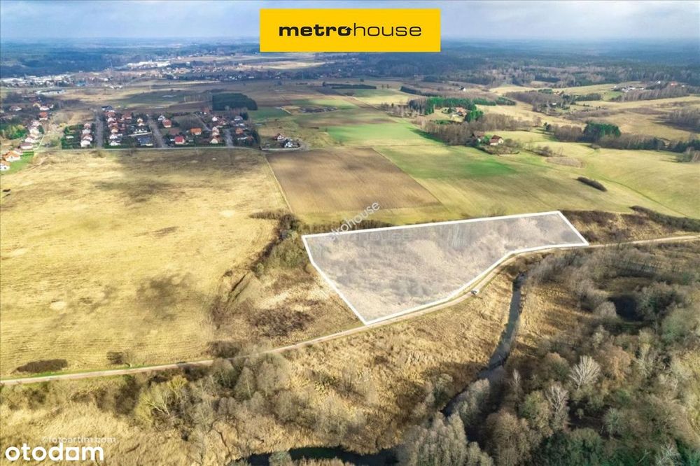 Działka inwestycyjna, płożona ok 12 km od Olsztyna