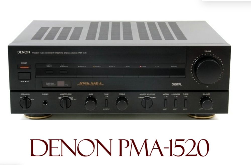 Усилитель Denon PMA-1520 HiEnd 1989 ЦАП мультибит PCM56 клас А+АВ