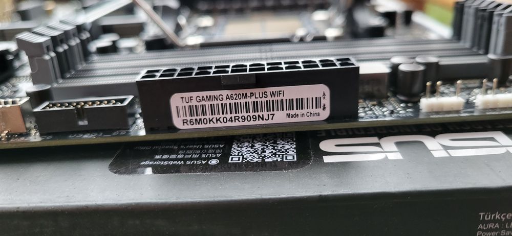 Материнська плата Asus TUF GAMING A620M-PLUS WIFI (sAM5, AMD A620)