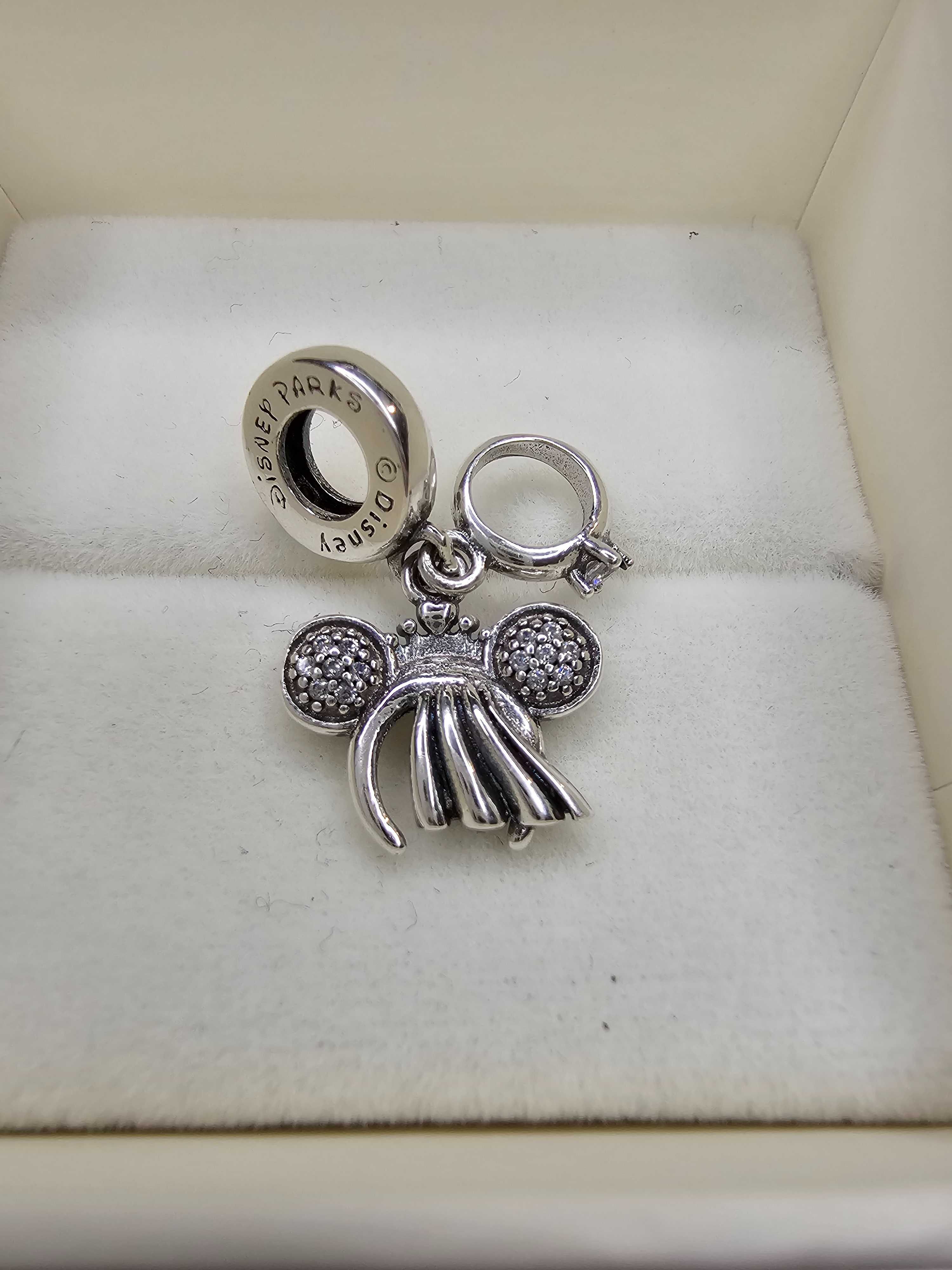 Srebrny charms do bransoletki Pandora Srebro 925 myszka minnie Disney