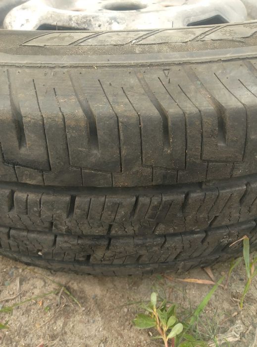 FELGA KOŁO + OPONA 215/75 R16C ford transit komplet 4 sztuki