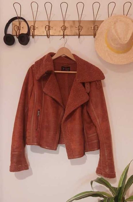 Blusão vintage rosa XXL
