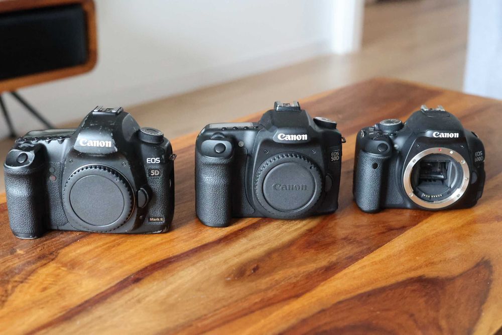 3x Canon 5d Mk2 50D 600D + Tamron 17-50