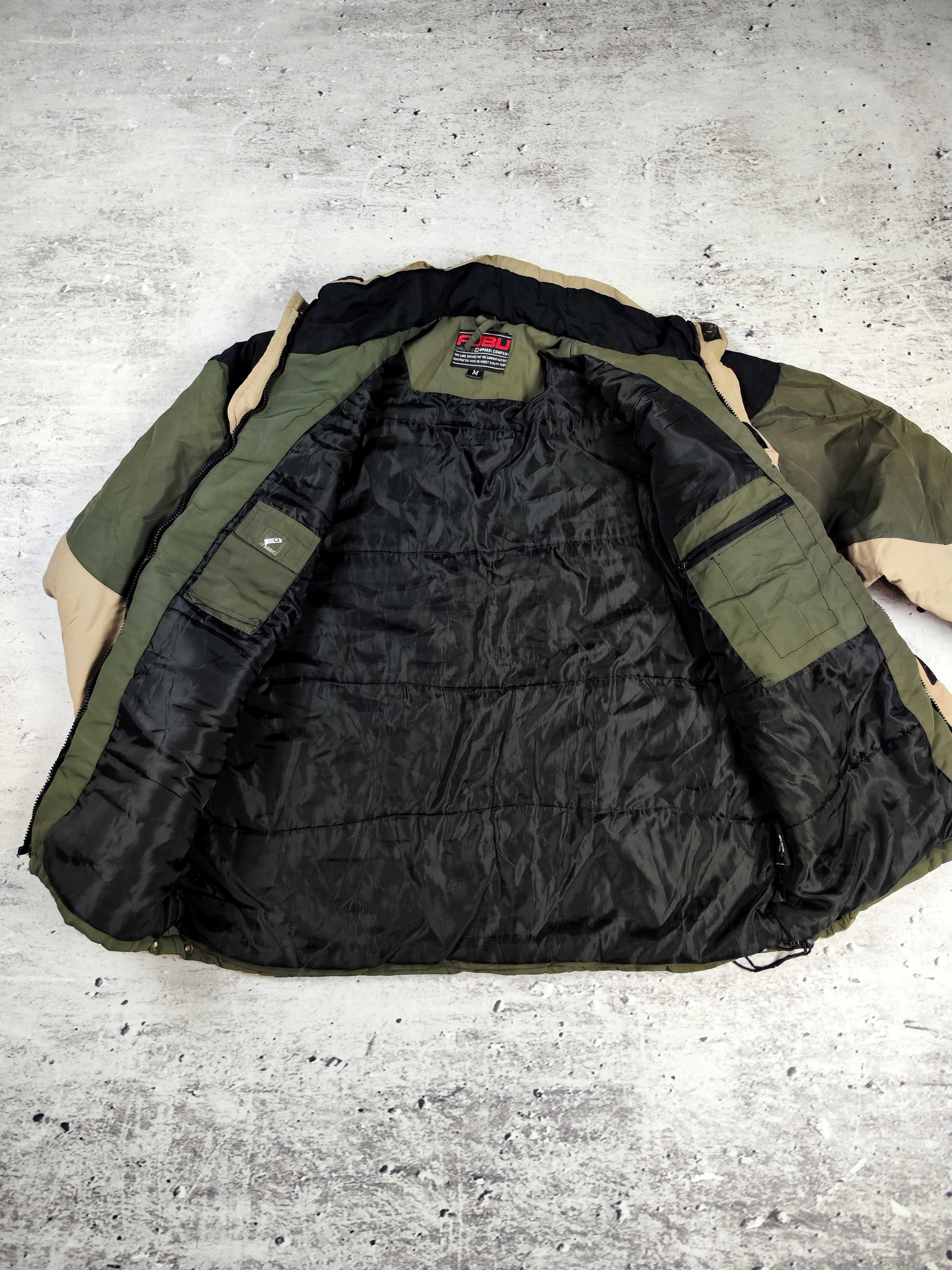 Vintage kurtka FUBU męska ocieplana zimowa/ przejściowa 90s r. L/XL