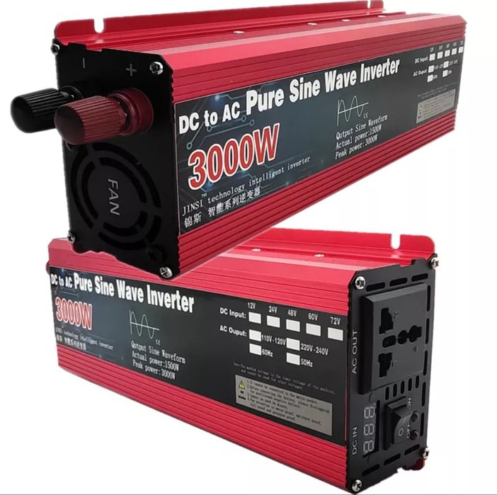 Инвертор преобразователь чиста синусоида перетворювач 12-220 ч.синуUPS