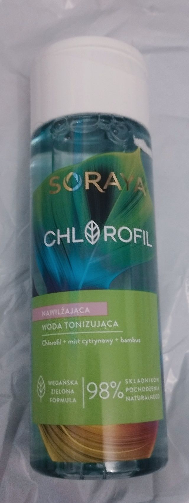 Nowa woda tonizująca nawilżająca Soraya chlorofil 200 ml