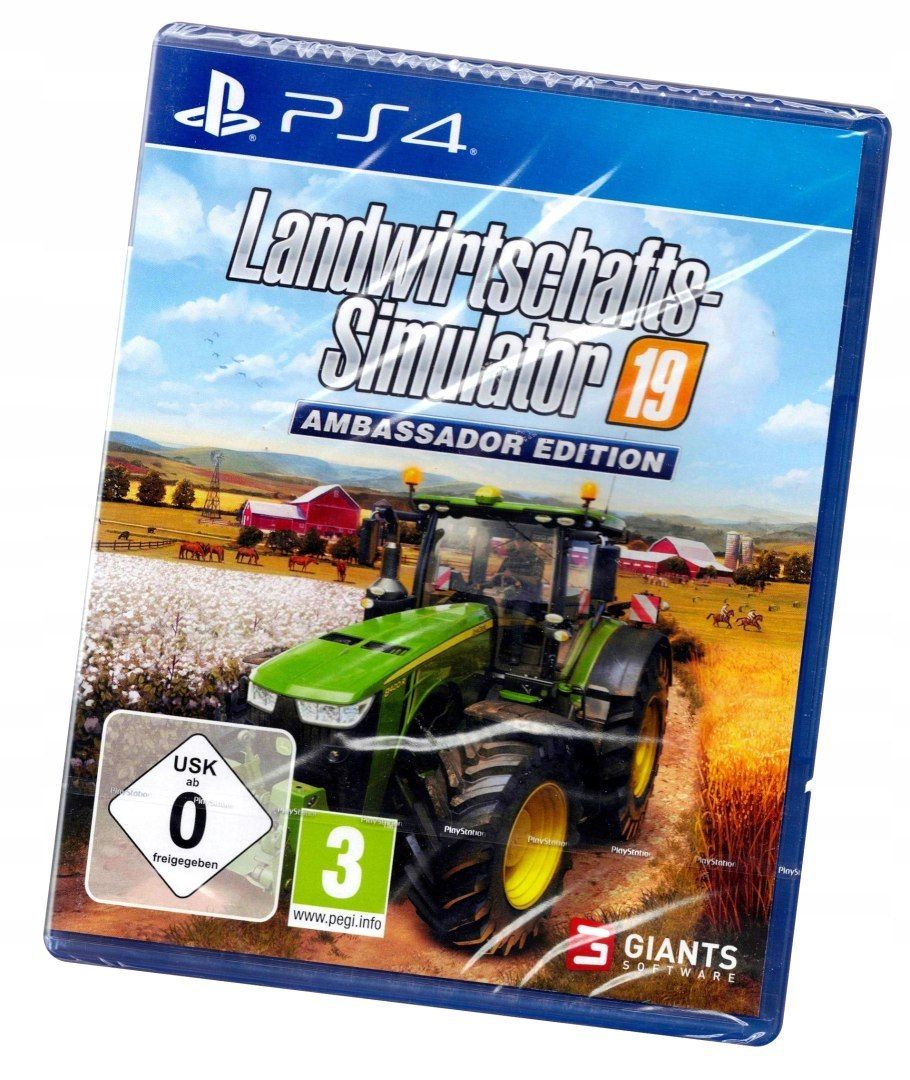 Gra Farming Simulator 19 Ambassador Edition Ps4 Nowa W Folii
