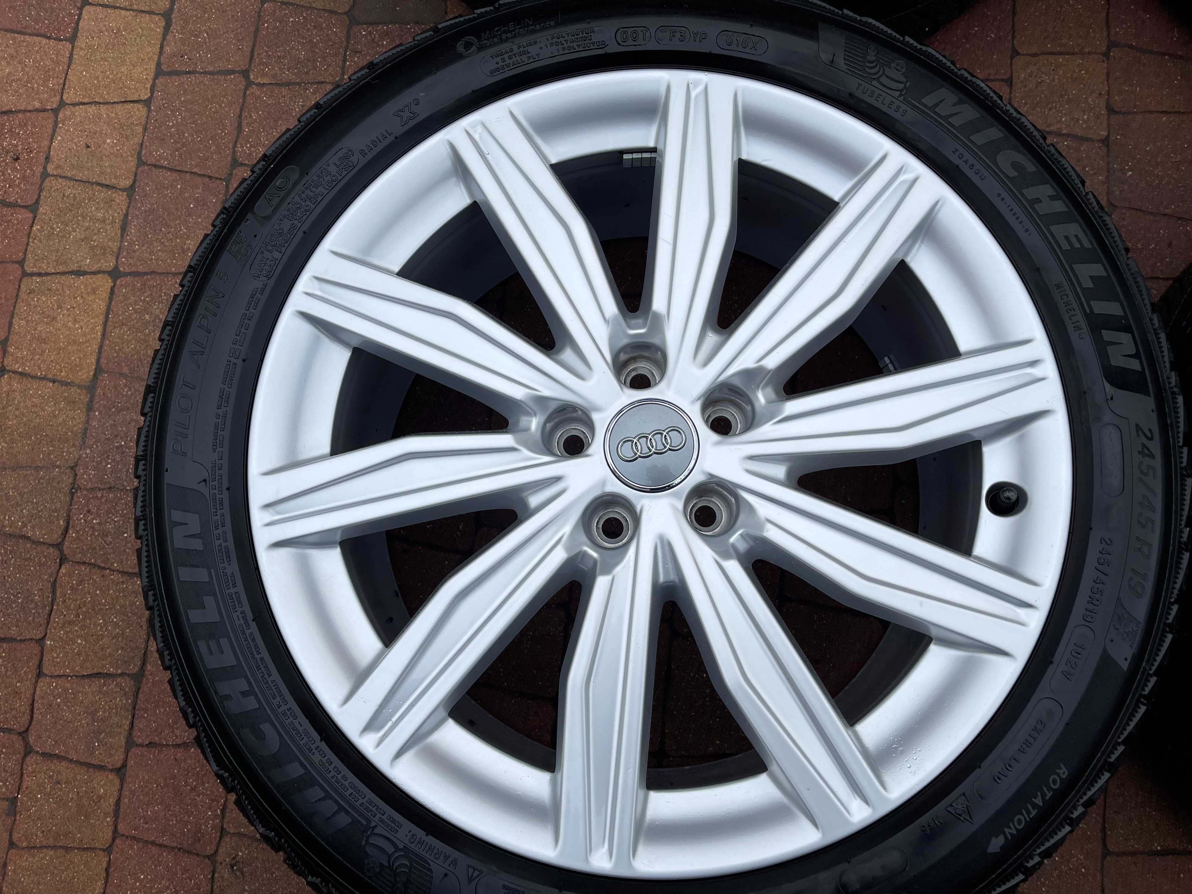 3692. Koła wielosezonowe Audi A6 C8 oryginał 245/45/19 nowe opony 2025