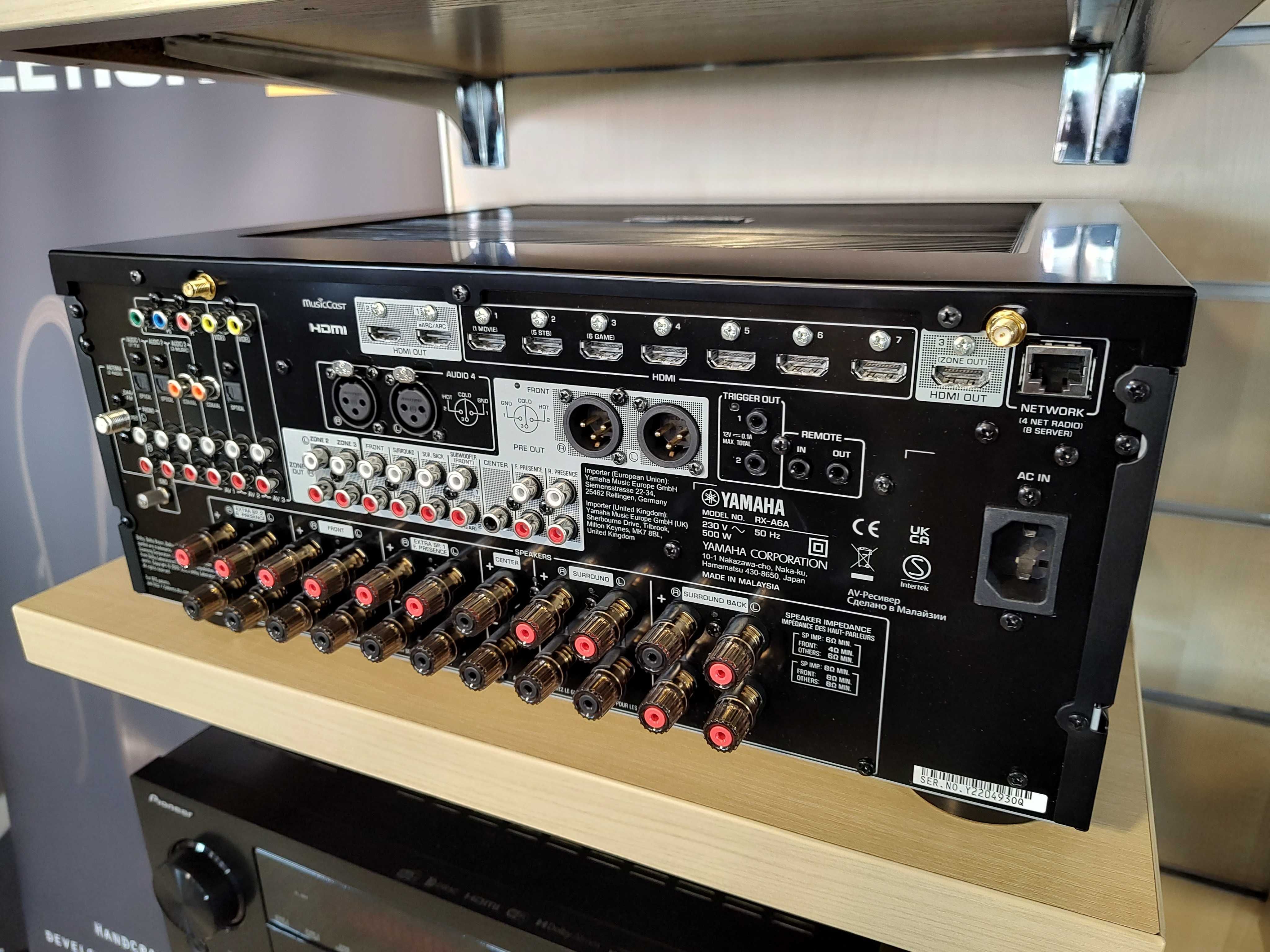 Yamaha RX-A6A amplituner kina domowego 9.2, ex-demo