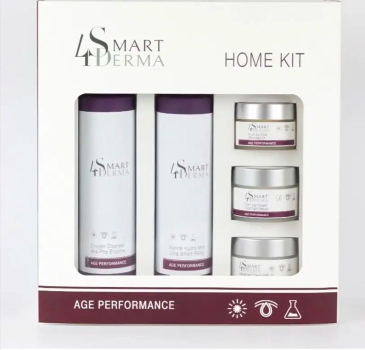 Антивіковий подарунковий набір Smart4Derma Age Performance HomeKit
