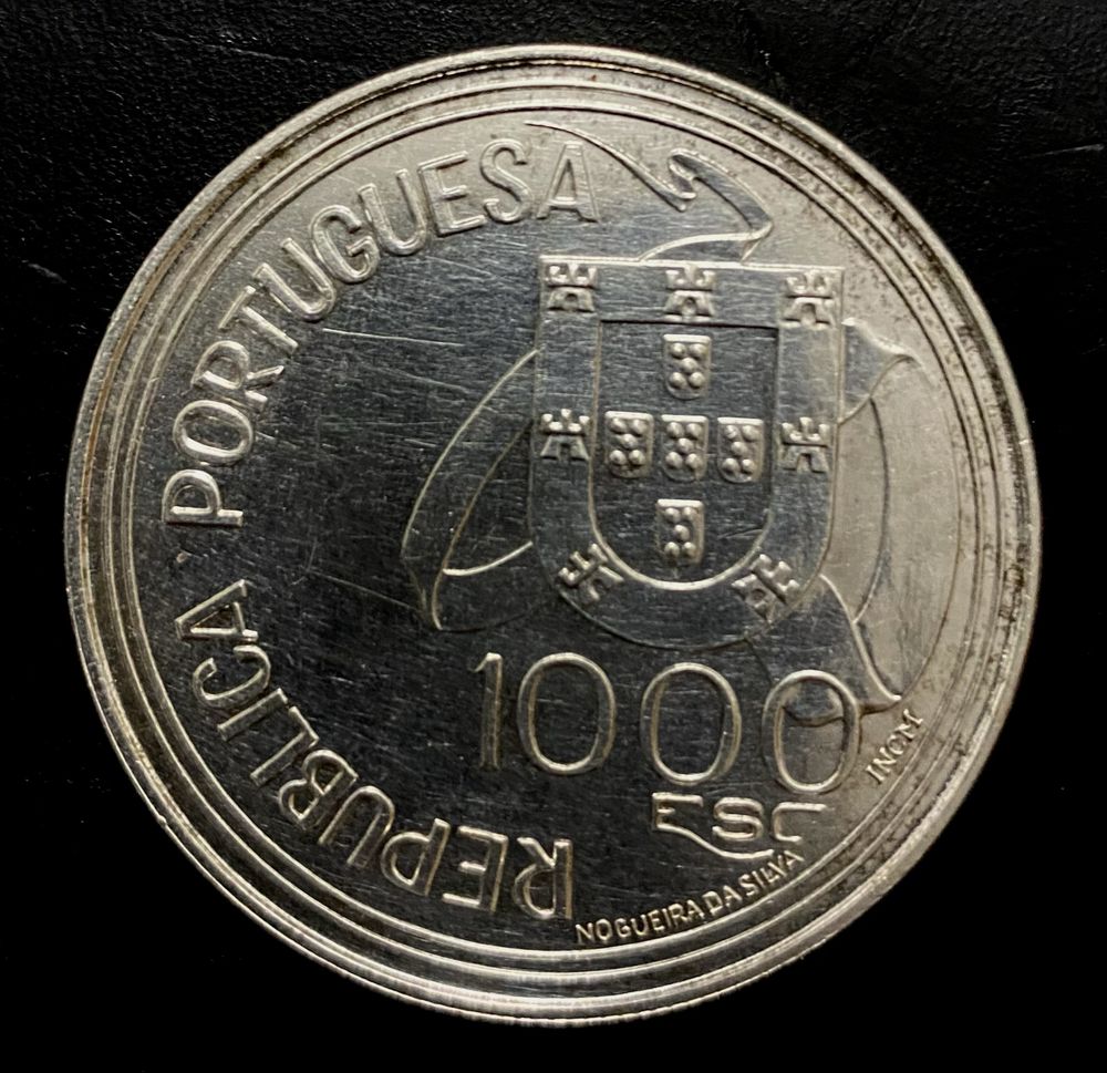 Moeda 1000$00 | Tratado de Tordesilhas