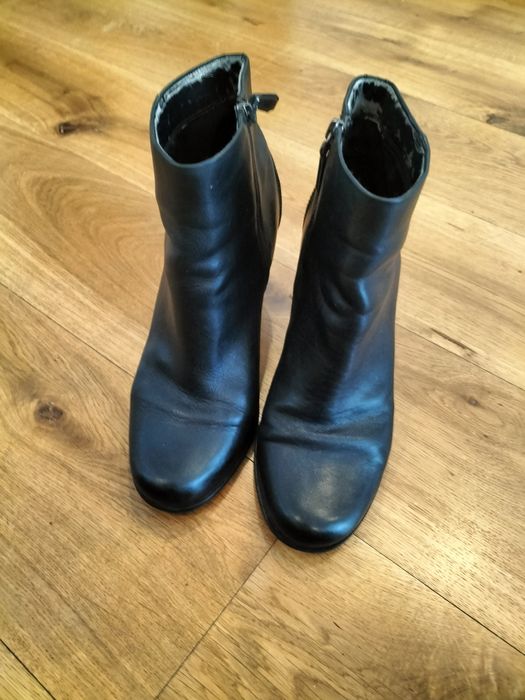 Kozaki damskie nieocieplane skóra naturalna ECCO roz.40