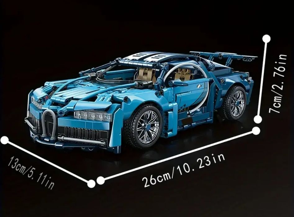 Лего,лего технік,консруктор,машинка у чорно синьому кольорі.