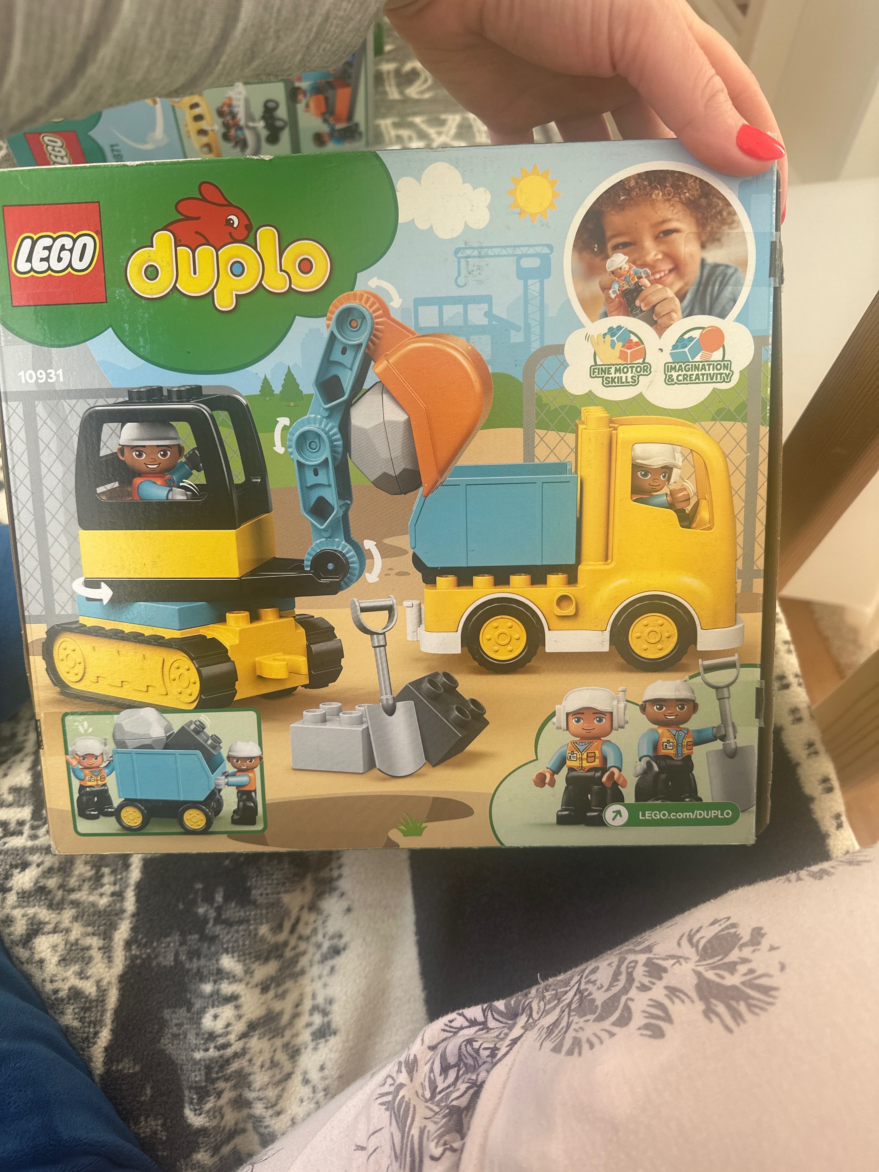 Lego duplo 10931 koparka plac budowy wywrotka jak nowe!