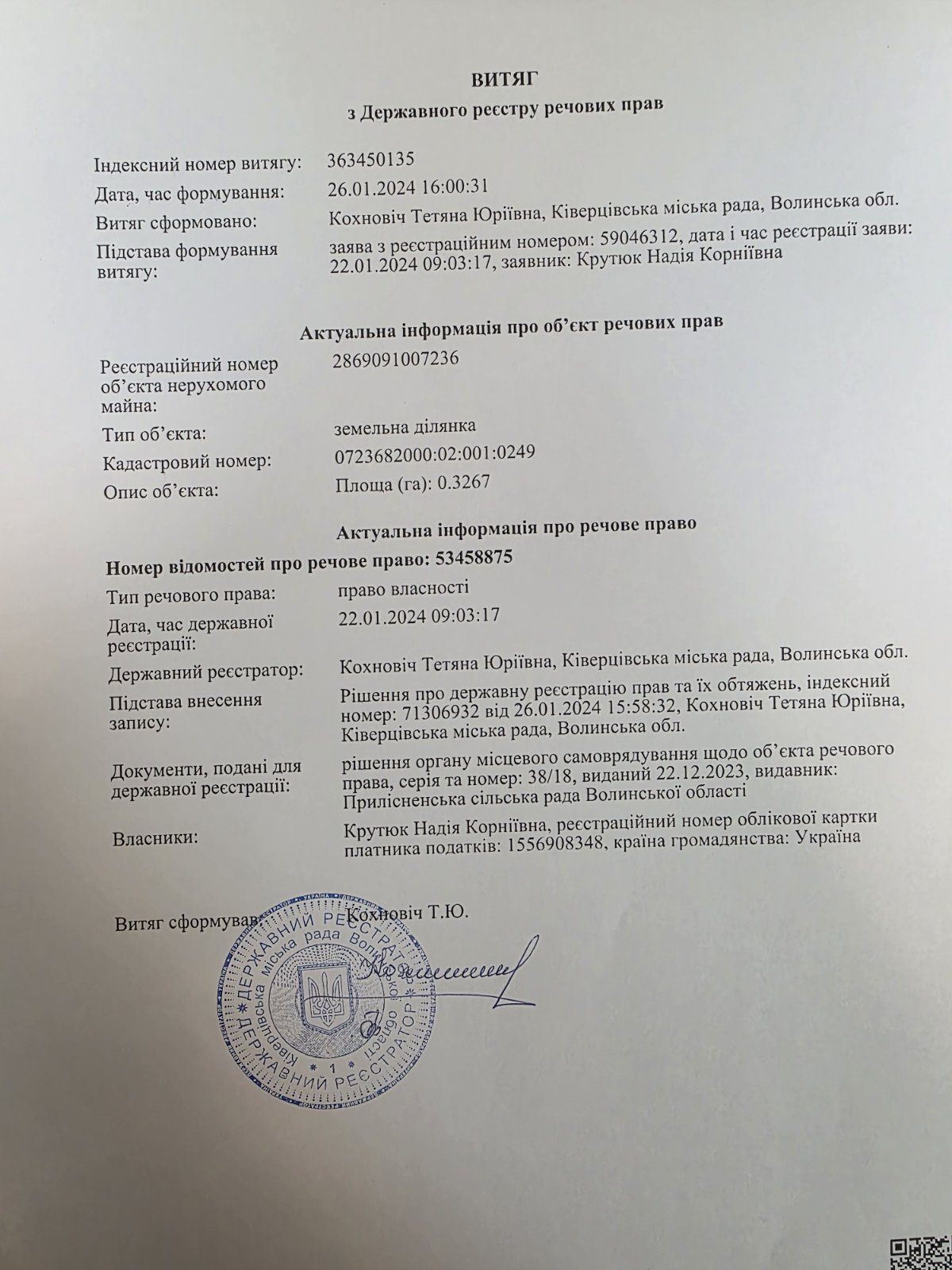 ОСГ земля.продам.