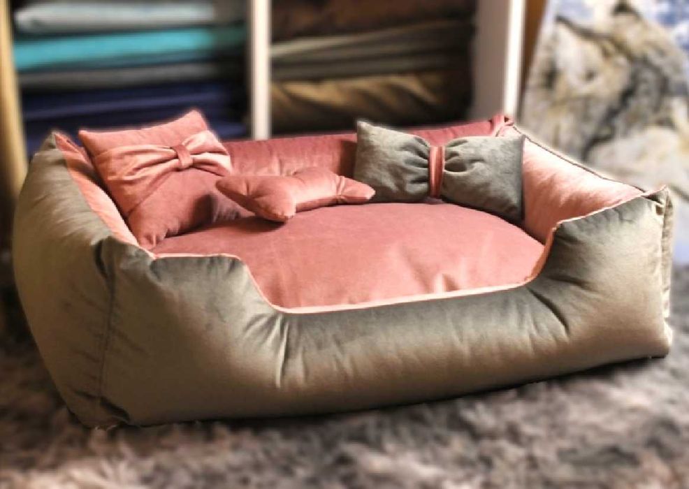 Лежак для собаки, лежанка 50х30см., ліжко зігріє вашого пухнастика