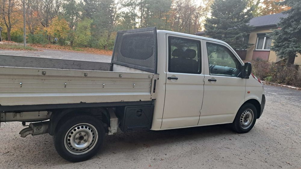 VW Volkswagen  Transporter T5 Doka  1,9 TDI 2006 6 OSÓB PLANDEKA