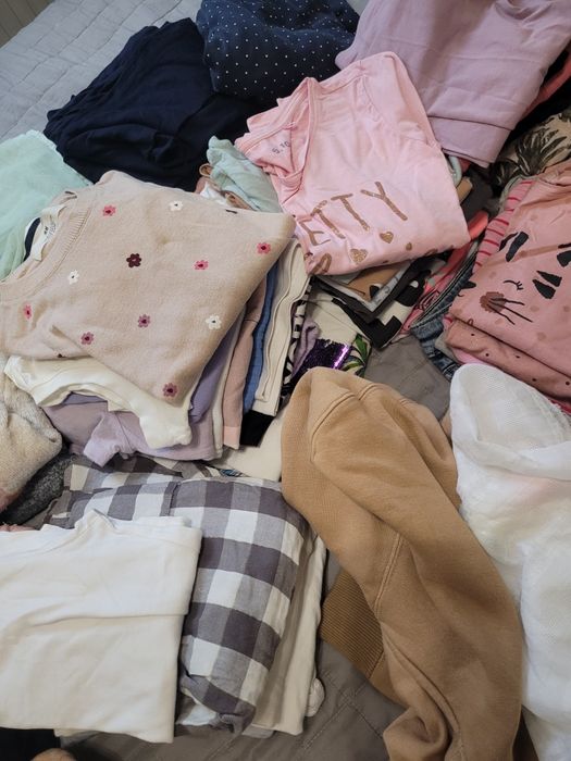 Wielka paka ubrań 70 szt dziewczynka r 140 hm, zara, reserved