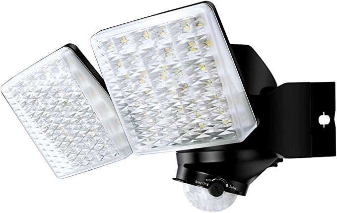 STASUN Reflektor LED 20 W z regulowanym czujnikiem ruchu