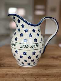 Dzbanek ceramiczny Bolesławiec ręcznie malowany