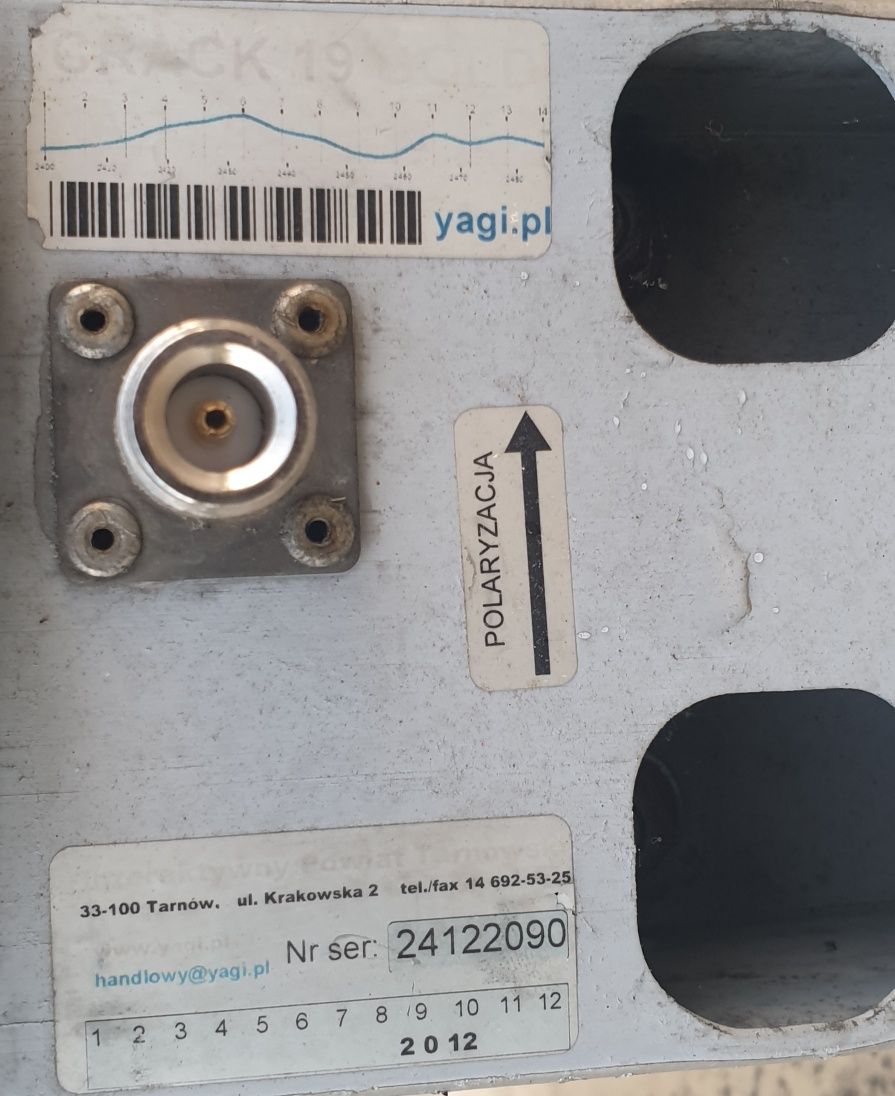 Antena sektorowa CRACK 19 GOLD 2,4GHz