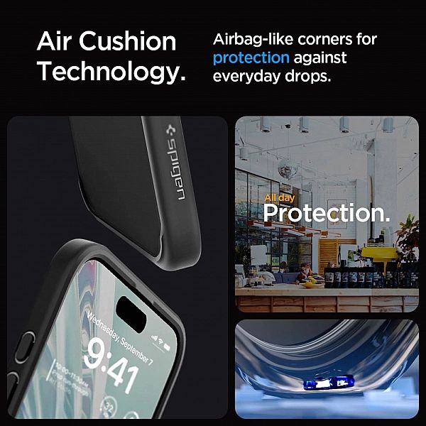 Spigen Ultra Hybrid Iphone 15 Pro Frost Black