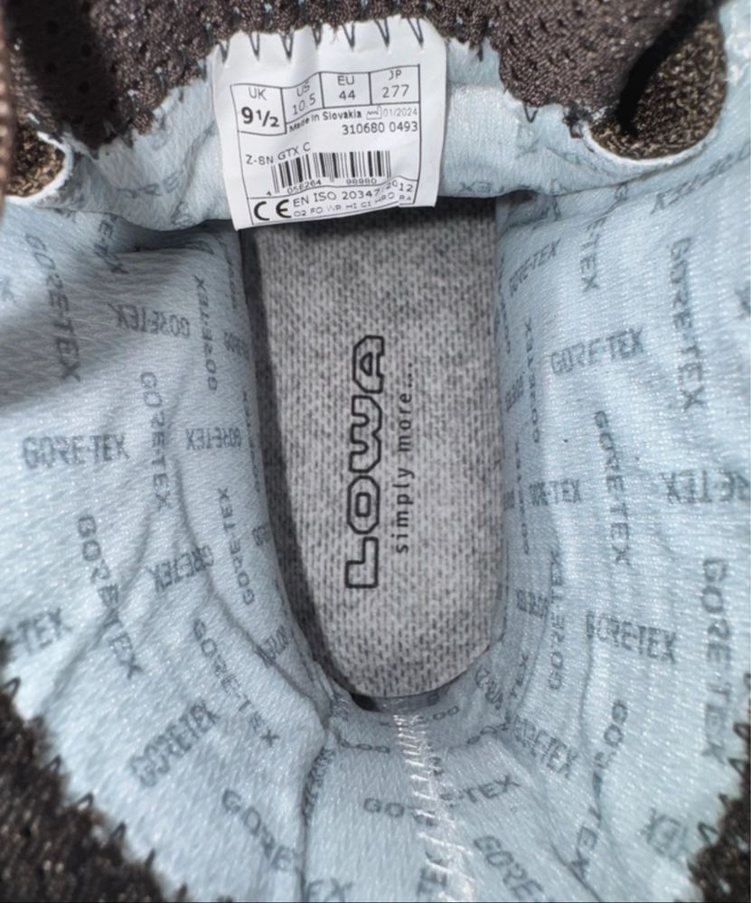 Nowe buty Lowa Zephyr Z-8N GTX C - Dark Brown - brązowe - rozmiar 44