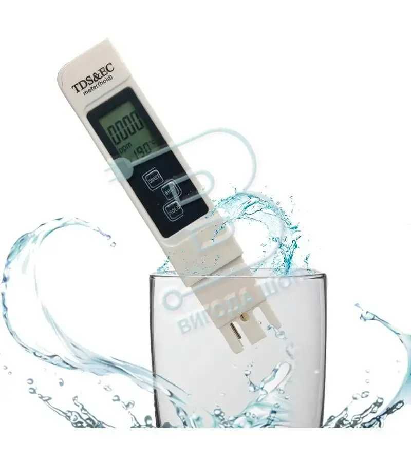Набір тестерів для контролю якості води Solenmir TDS EC та pH-02