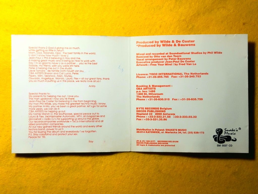 2 Unlimited – No Limits (CD, 1993)
