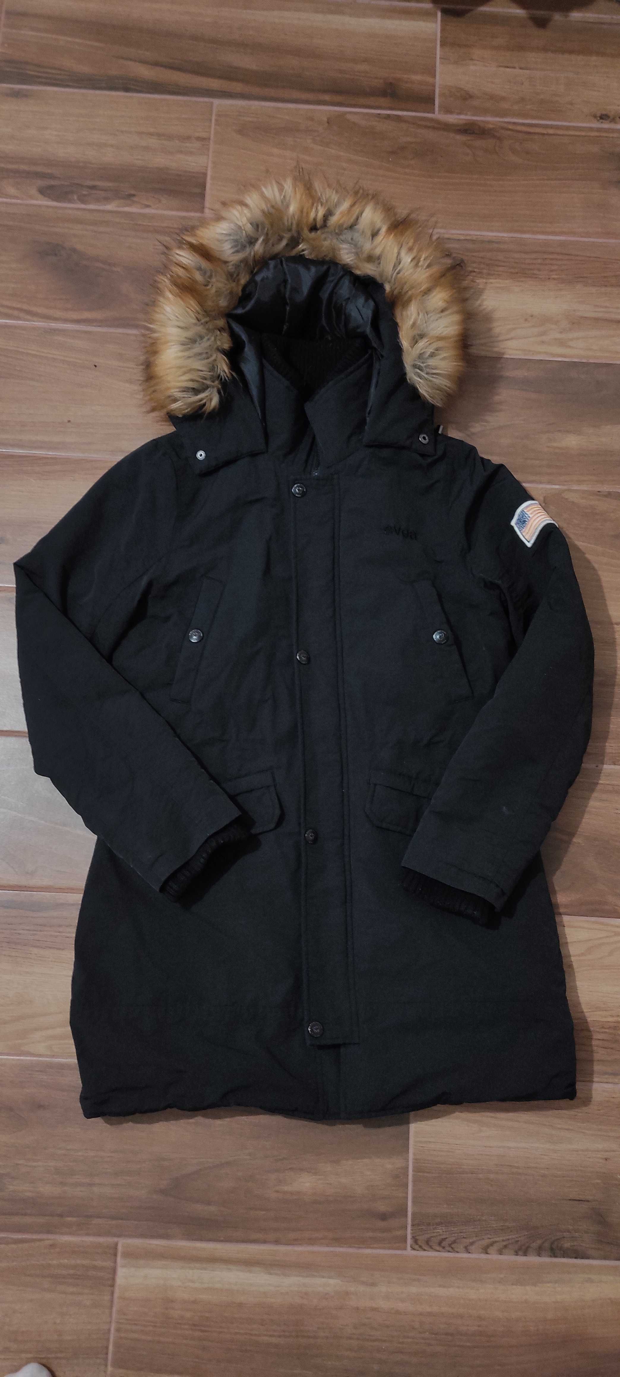 Svea Zimowa Damska Kurtka Parka Ocieplana Size S