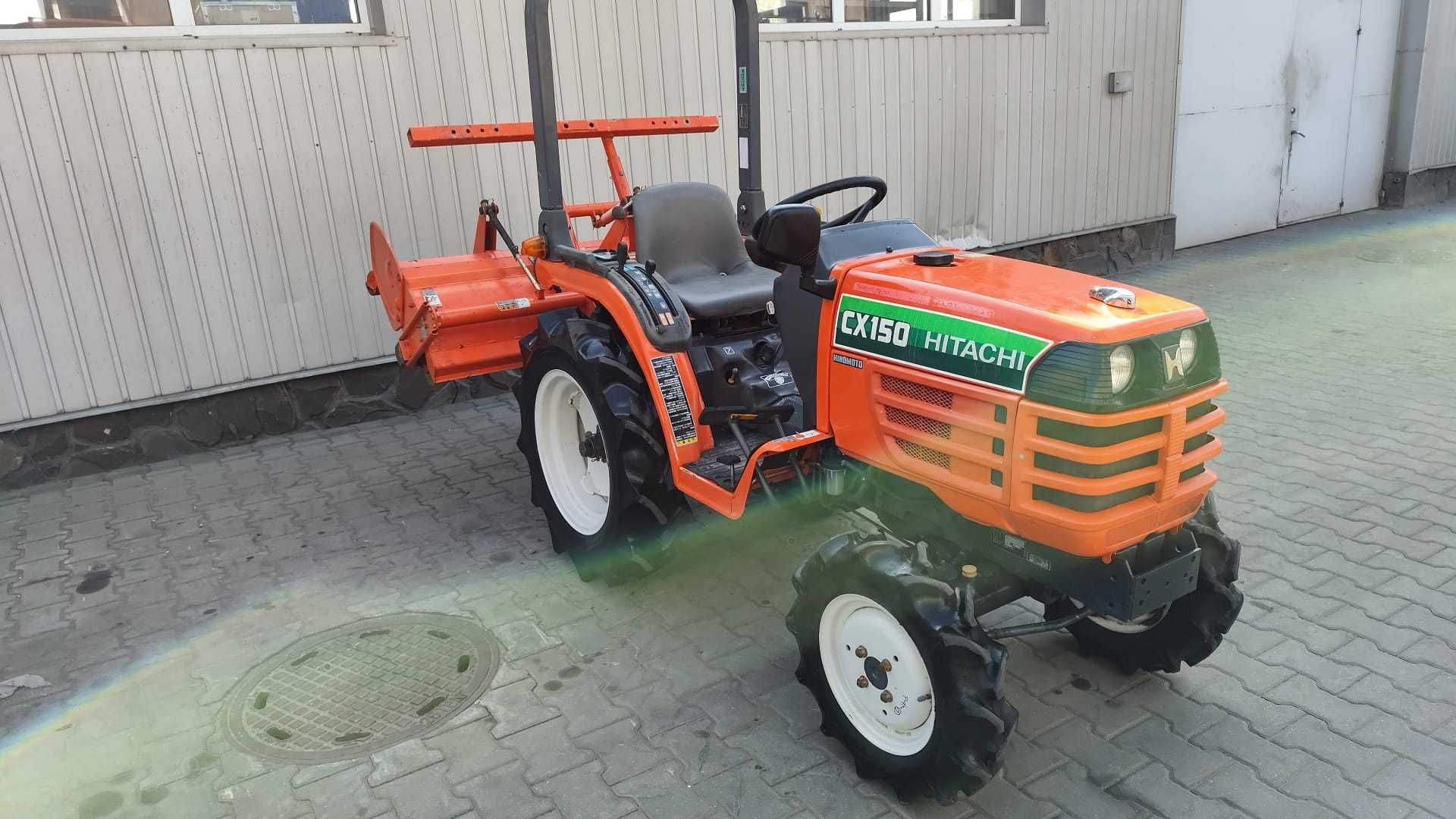 Japoński traktorek Hinomoto CX150  z glebogryzarką 4x4 15 km