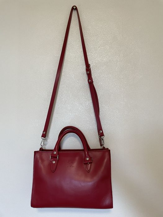 Сумка натур.шкіра The wings червона