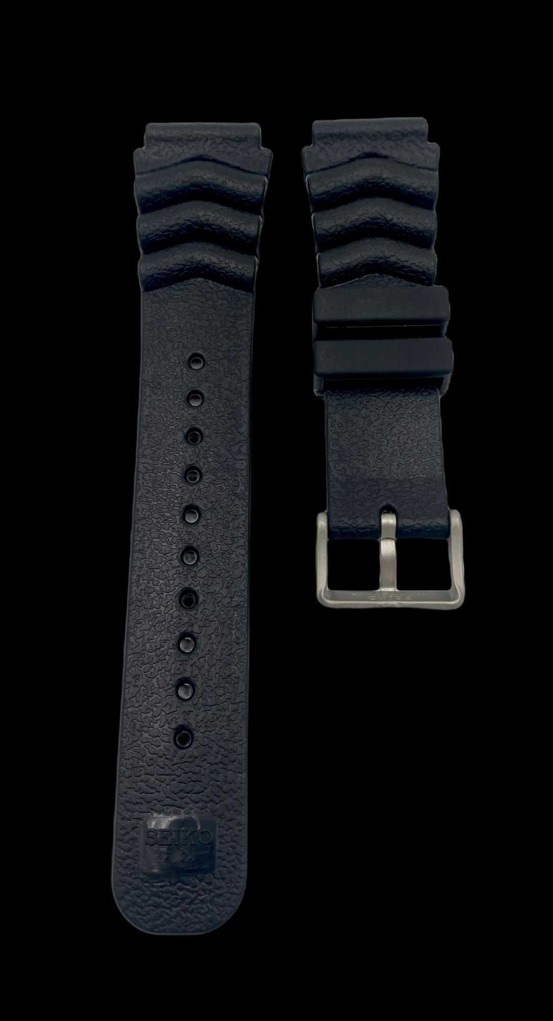 Pasek do zegarka Seiko Casio Diver 22 mm czarny