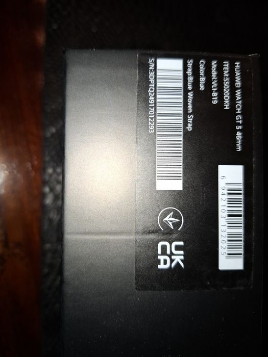 Smartwatch Huawei Watch GT5 46mm niebieski gwarancja + pasek i szkiełk