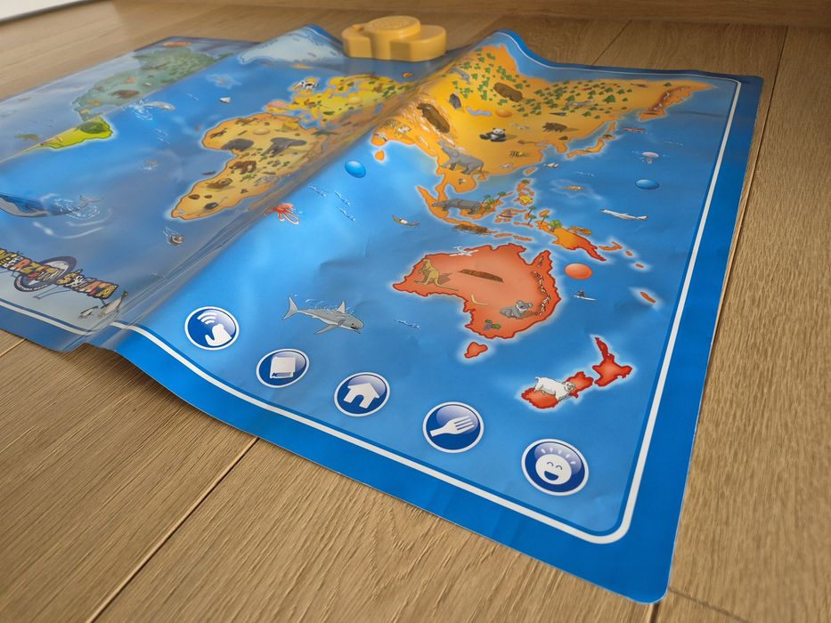 Magnetyczne mapa świata Zwierzęta Dumel Discovery prezent Mikołaj