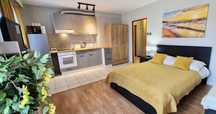 PROMOCJA Apartament SUNRISE studio 35 m2 3 os. balkon Drukarska 8