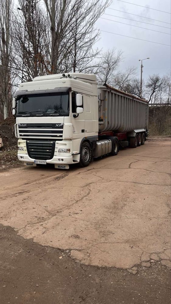 Daf с прицепом сцепка