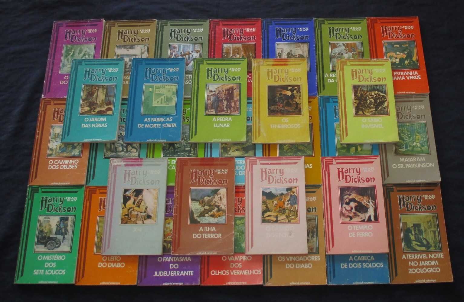 Livros Colecção Harry Dickson Jean Ray 30 volumes Completa