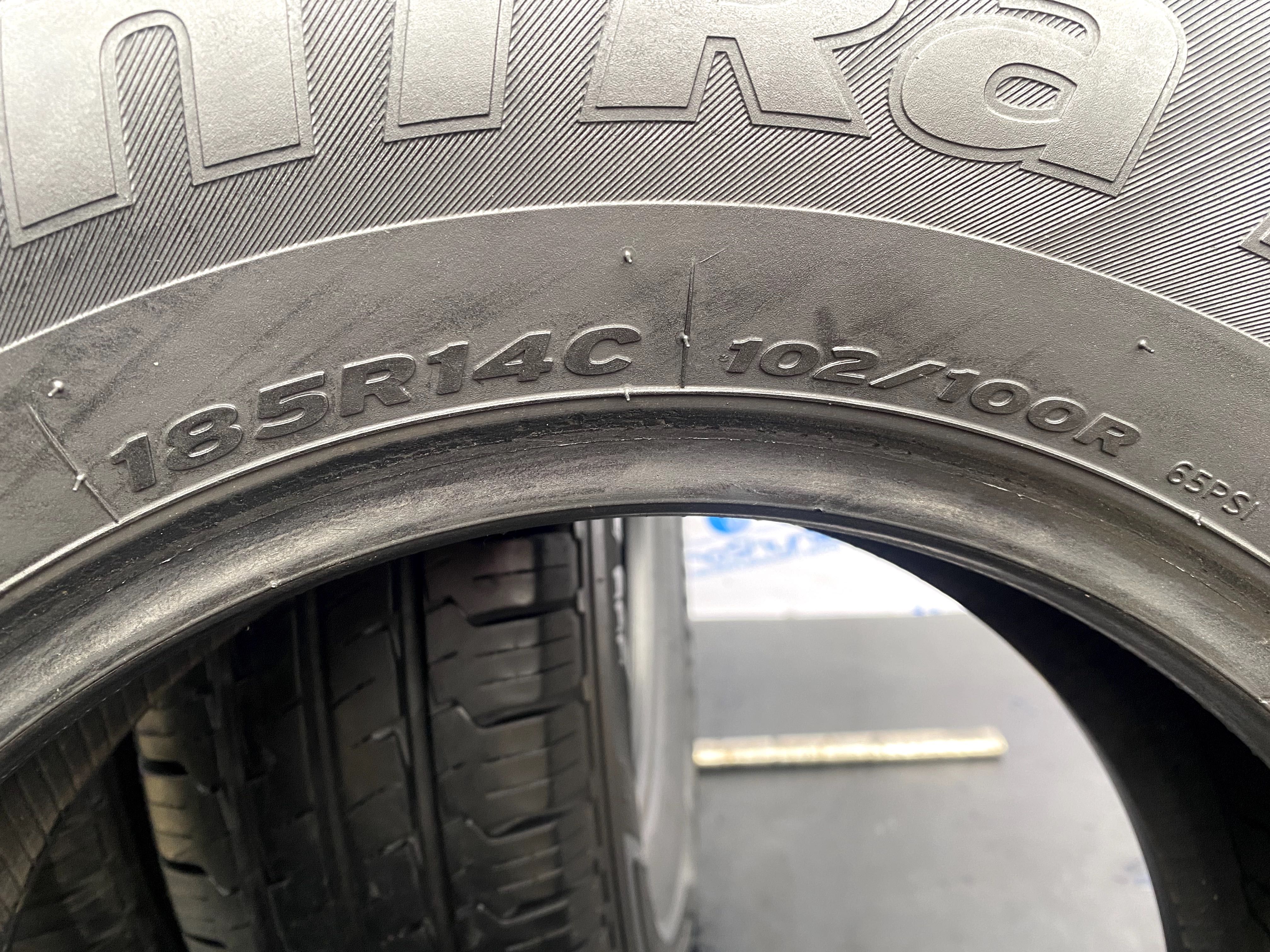 Літні шини 185 14C 102/100R Hankook Vantra. Прот.7.3мм-8.0мм.