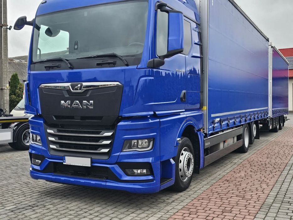 MAN TGX 26.470 GX 6X2 ZESTAW TANDEM 120M MAŁY PRZEB.TYLKO110tyś.km!  Przejazdowy,Przestrzenny,Salon PL!