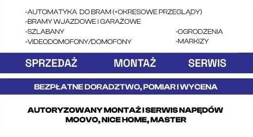 BRAMY GARAŻOWE/Automatyka do bram/napędy -sprzedaż montaż serwis