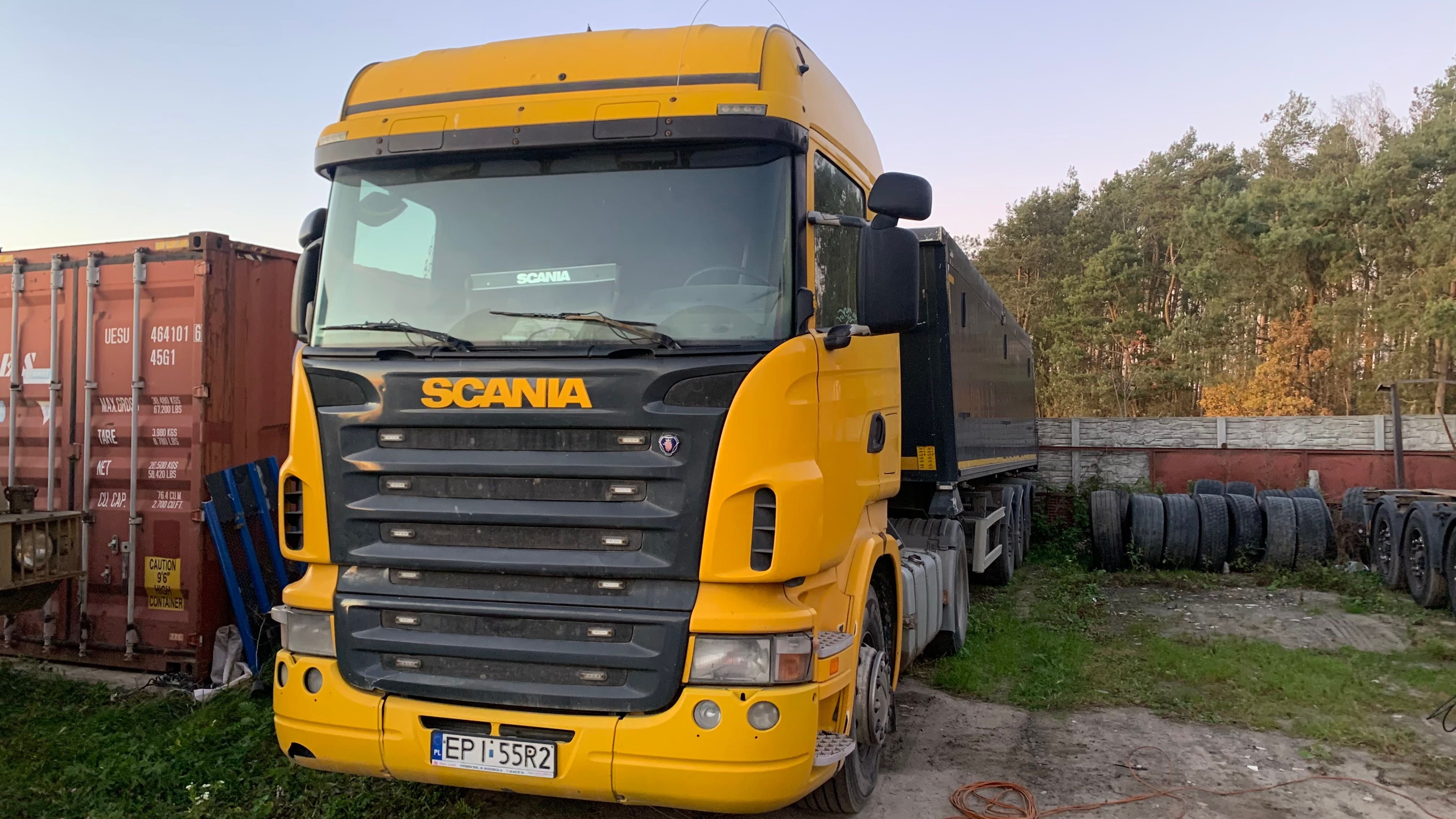 Scania 420 hydraulika wywrotu.