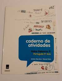 Caderno Actividades Entre Palavras Português 9 ano Leya